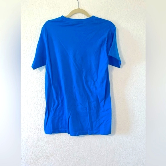 Dragon Ball Z Official Goku Piccolo Blue Graphic T-Shirt US Small Anime Manga - Picture 2 of 3